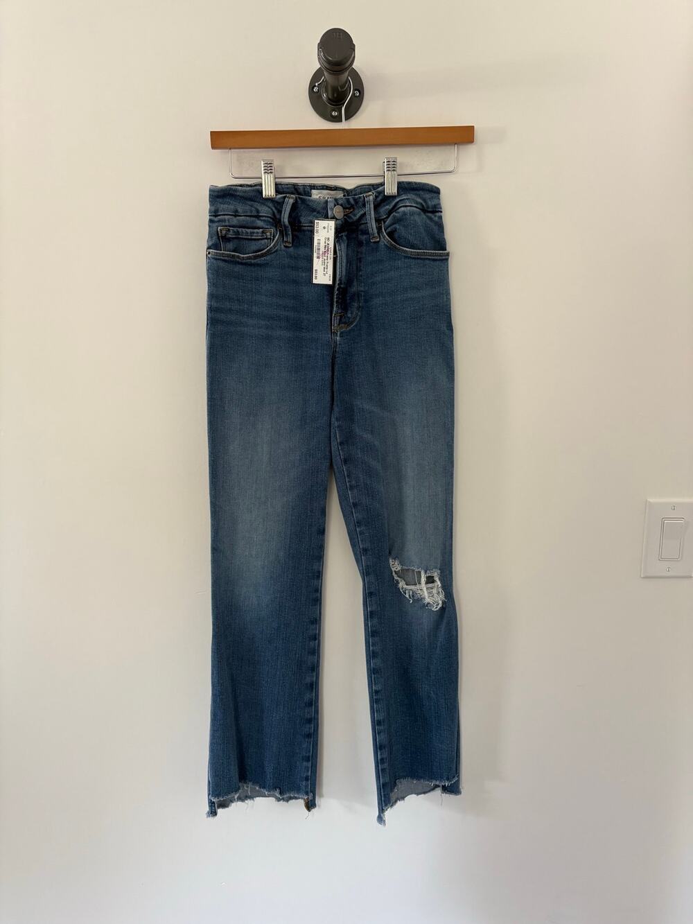 Frame Denim Le Crop Mini Boot Jeans Size 27